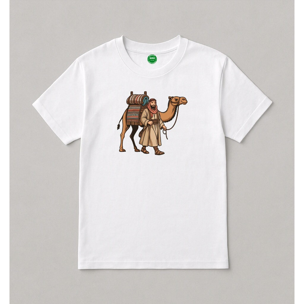 KAOS SOUVERNIR saudi arabia - oleh - oleh arab saudi Premium , Kaos onta khas arab