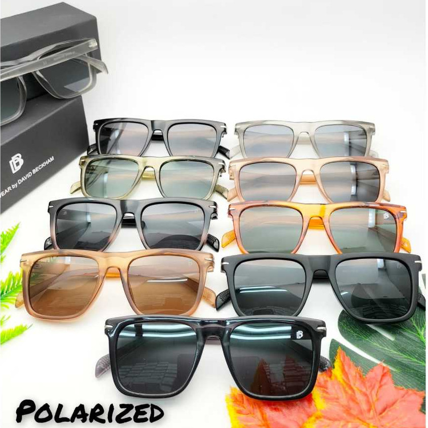 TERMURAHHH , , ,COD Kacamata Sunglasses David Beckham 7000 Polarized Uv Protection Trendy Elegan Den