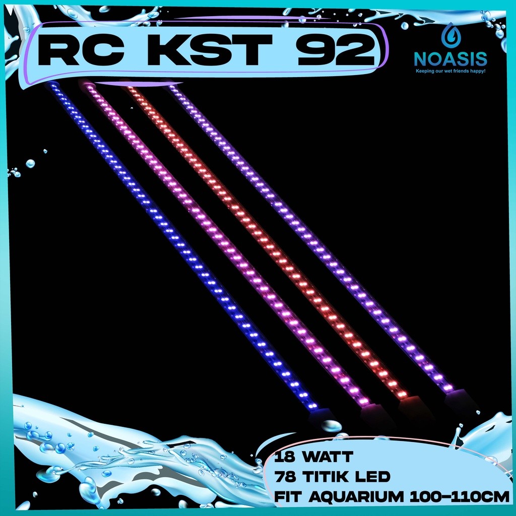 LAMPU LED ARWANA RECENT RC-KST-92 KST 92 Eco Green Series Lampu TANNING Arowana 4Mode 18W