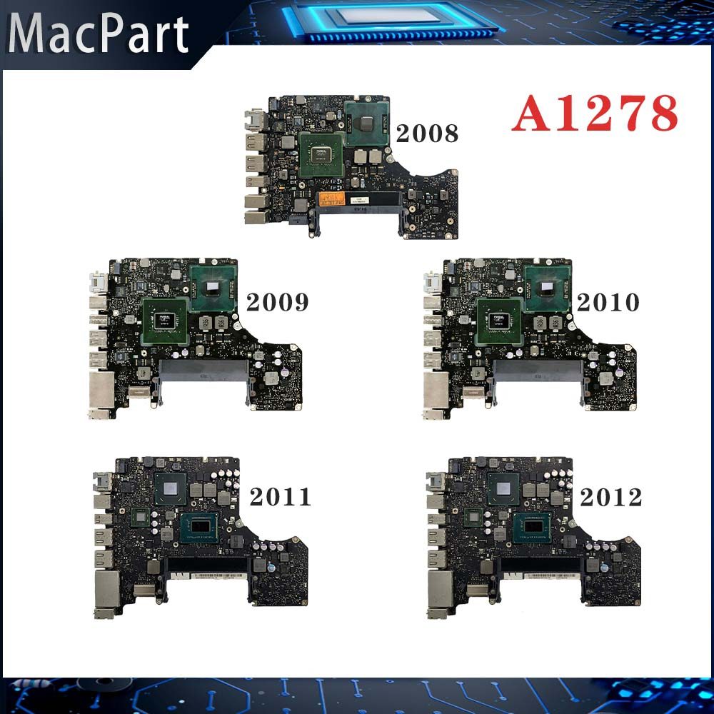 Original Test A1278 Motherboard For MacBook Pro 13" A1278 i5 i7 Logic Board 820-3115-B 2008 2009 201