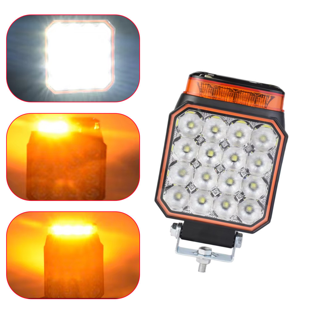 Untuk Mobil SUV Off-Road, Perahu, 4X4, Jeep, Truk, Mobil 12-24V, Lampu LED 4 Inci, Lampu Kerja LED T