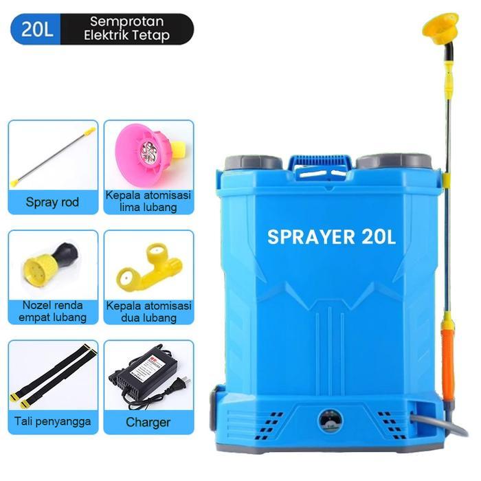 Sprayer Pertanian Knapsack Electric 20 Liter Alat Semprot Tanaman Pertanian Mesin Semprot HAMA Knaps