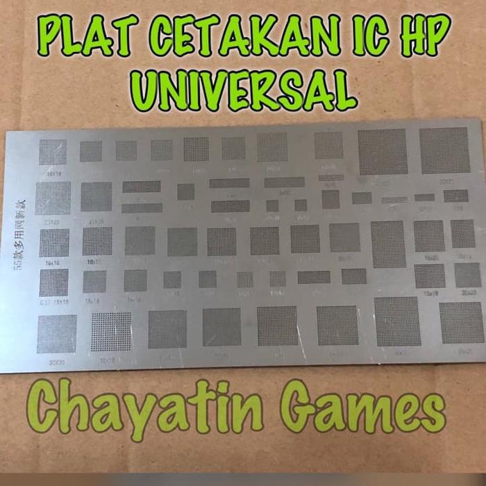 PARTPOINT CETAKAN IC HP PONSEL TYPE UNIVERSAL - PLAT CETAKAN IC HP UNIVERSAL NEW