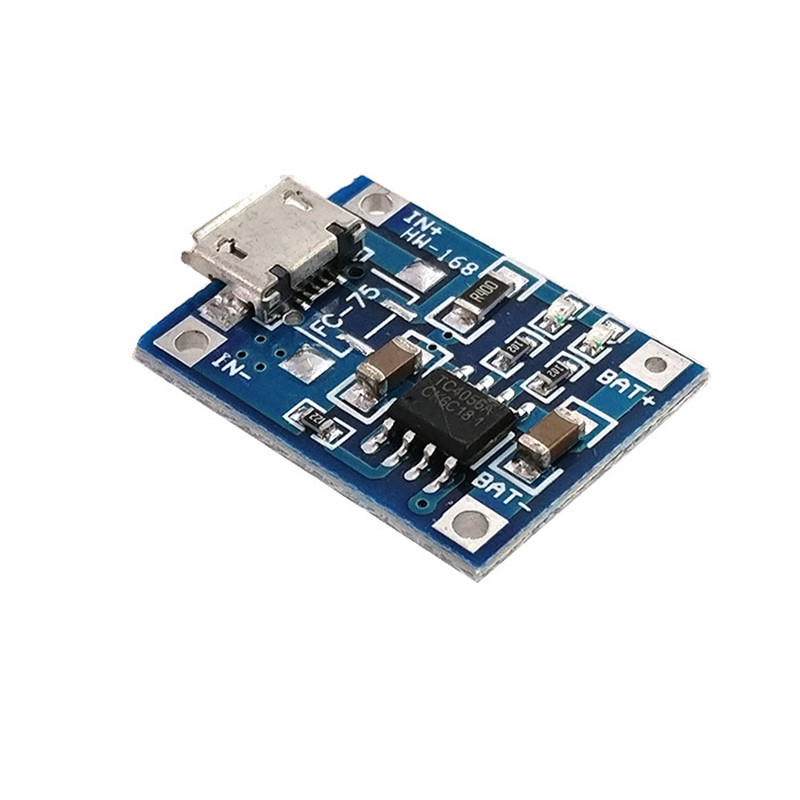 1A 18650 lithium battery protection board Micro USB / Type-c arging module TP4056 with protection on