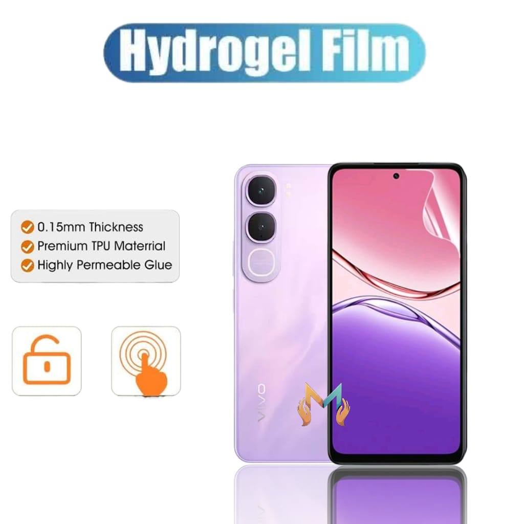 Anti gores Hydrogel clear jelly full screen Vivo Y21d