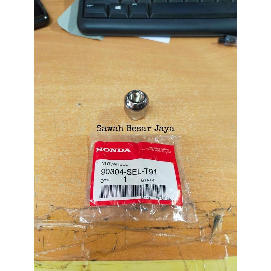 Nut Wheel atau Mur Roda Velg Honda City Jazz IDSI VTEC 2003 2004 2005 2006 2007 Original PASSS