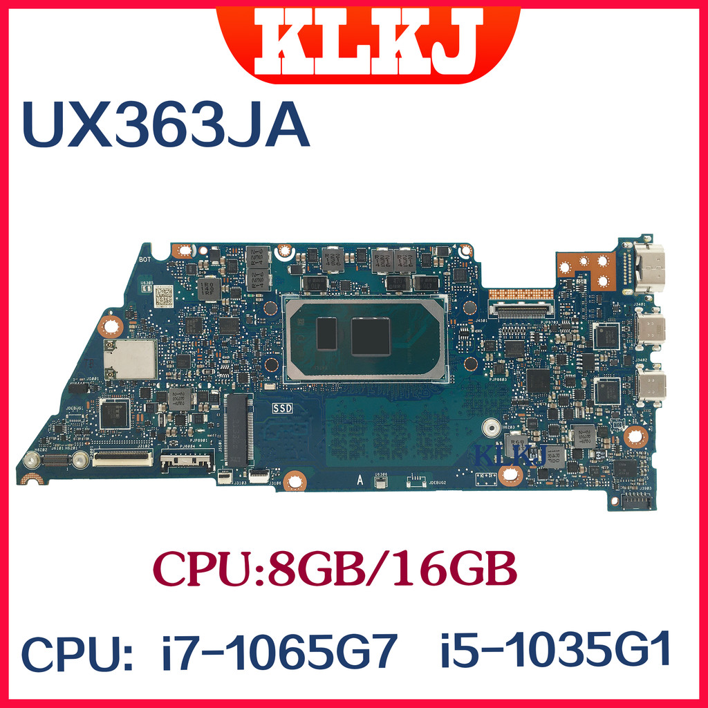 nzi UX363JA Laptop Mainboard For ASUS UX363 UX363J BX363JA RX363JA Notebook Motherboard RAM-8GB/16GB
