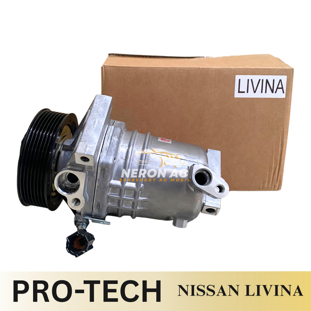 KOMPRESOR AC MOBIL NISSAN GRAND LIVINA NEPEL PISAH PROTECH
