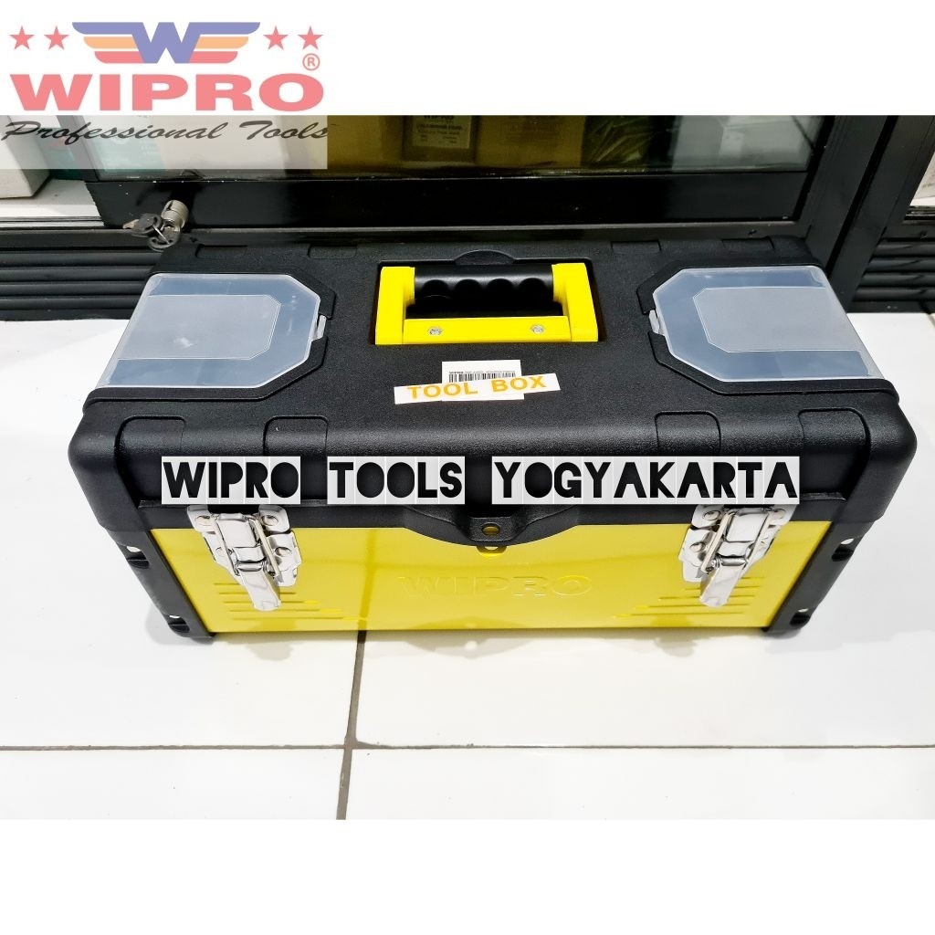Wipro Tool Box / Tool Box Protector Case Double Lock / Tool Box Kunci Perkakas / Tool Box Plastik TB