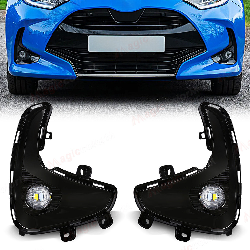 Lampu Kabut LED Untuk Toyota Vios Yaris 2020 2021 2022 Lampu Kabut Mobil Penutup Lampu Siang Hari Bu