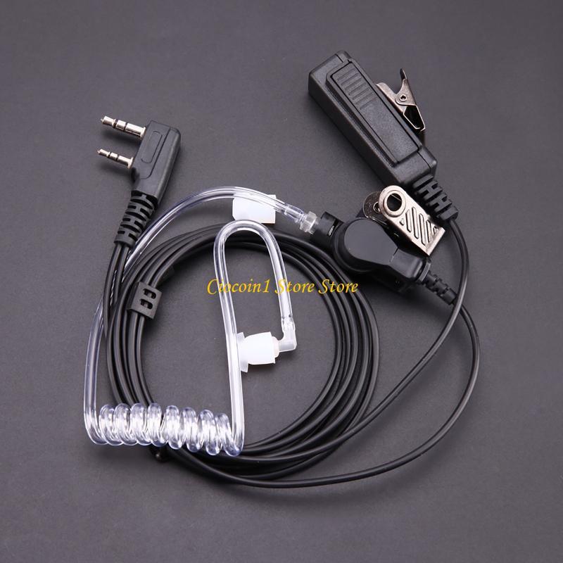 A3PC 2 Pin PTT MIC Earpiece Headset for Kenwood TYT UV5R, UV5RA, UV5RB, UV5RC, UV5RD