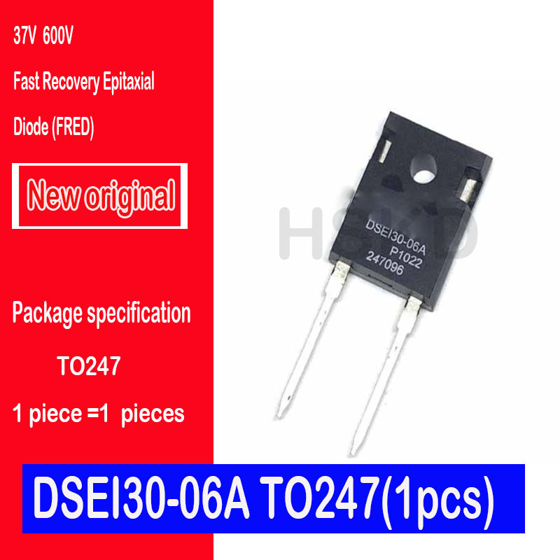 New original spot DSEI30-06A DSE130-06A TO-247 rectifier 600V/37A fast recovery ode