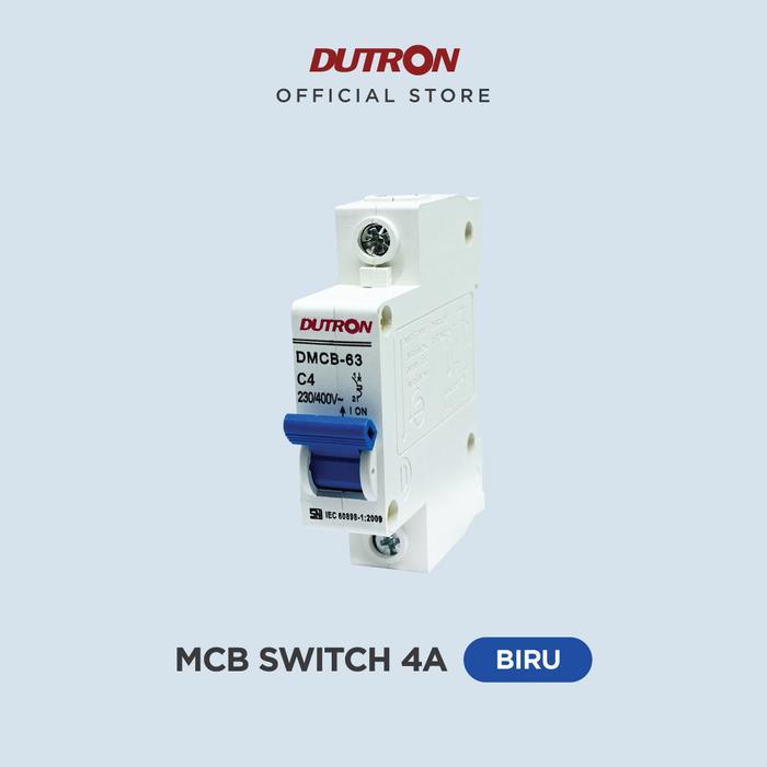 MCB Listrik 4 Ampere Dutron DMCB 63 Series 1 Phase Phasa Fas SNI