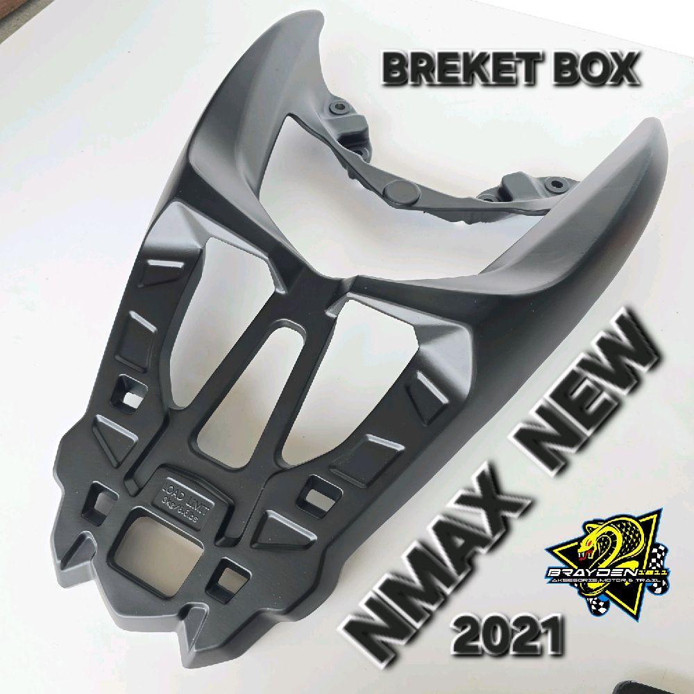 BREKET BOX NMAX NEW 2020-2021 BAHAN TEBAL ALMUNIUM BEHEL BOX NMAX ALL NEW BREKET NMAX 2020-2021