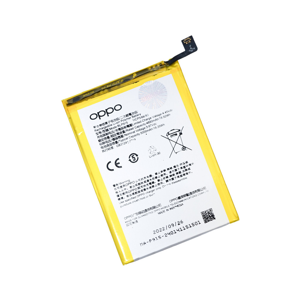 BATERAI OPPO A57 5G / BATRE OPPO A57 5G / BLP915 ORI 100%