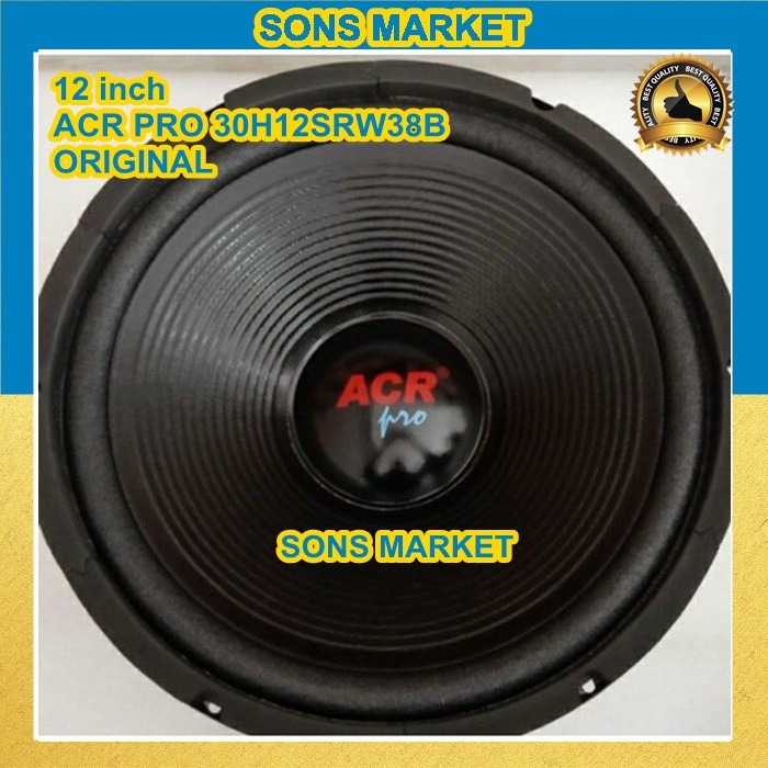 SPEAKER ACR 12 inch 12" 12inch WOOFER ACR PRO 30H12SRW38B ORIGINAL