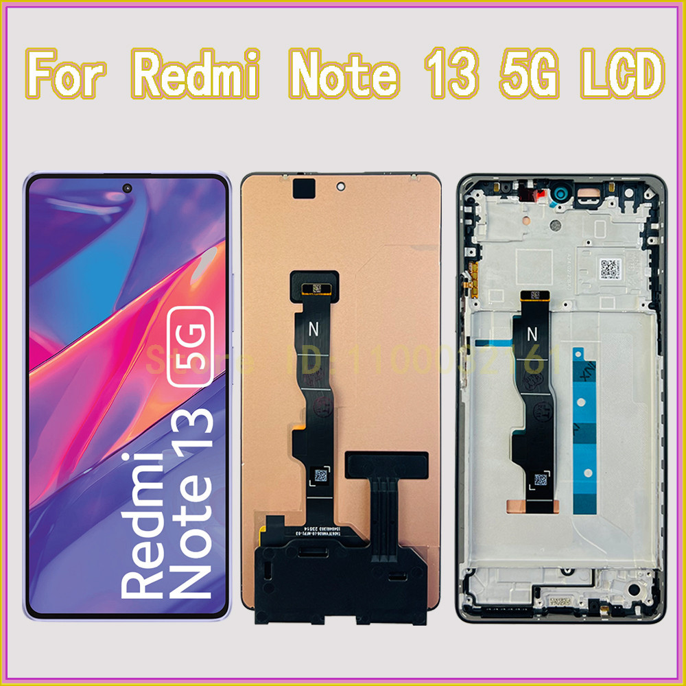 Xiaomi Redmi Note 13 5G OLED Lcd plus touchscreen layar sentuh glass tampilan kaca lcd
