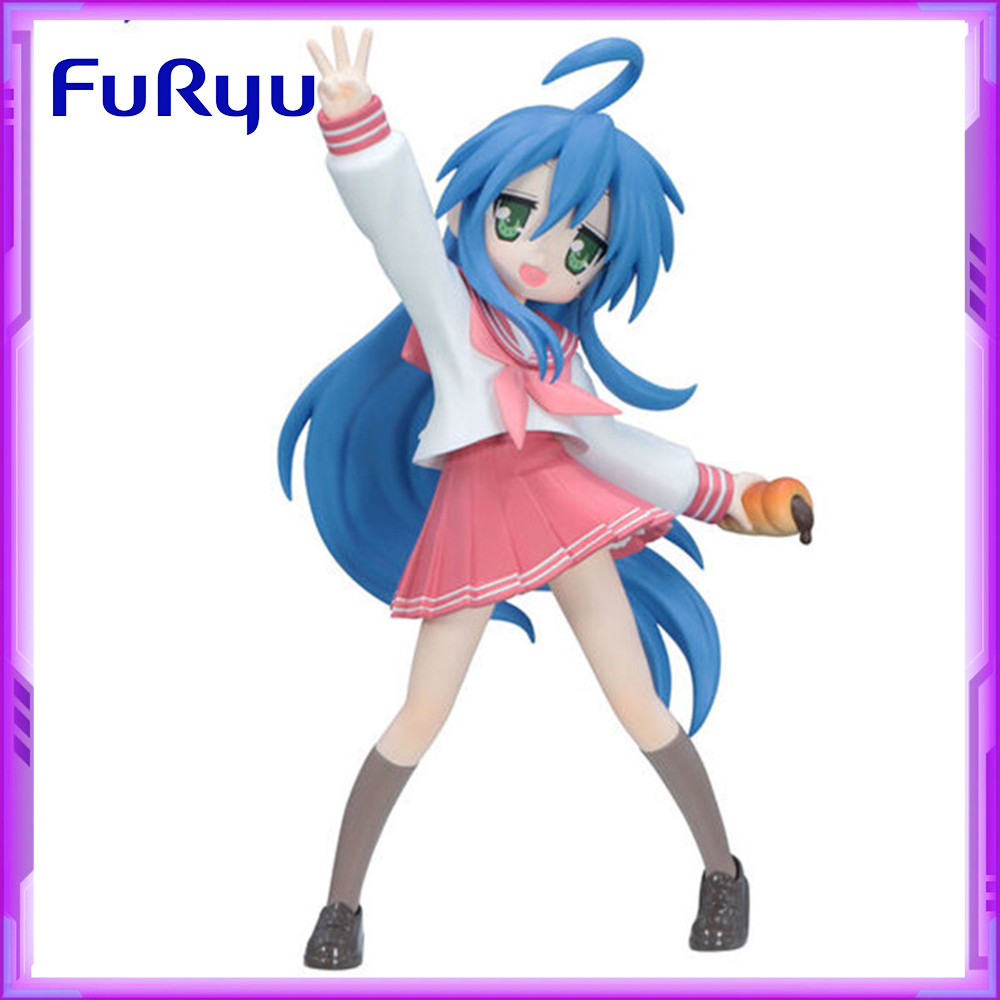 Original FuRyu Trio-Try-i Lucky Star Izumi Konata PVC Anime Figures Action Figure Model Toys