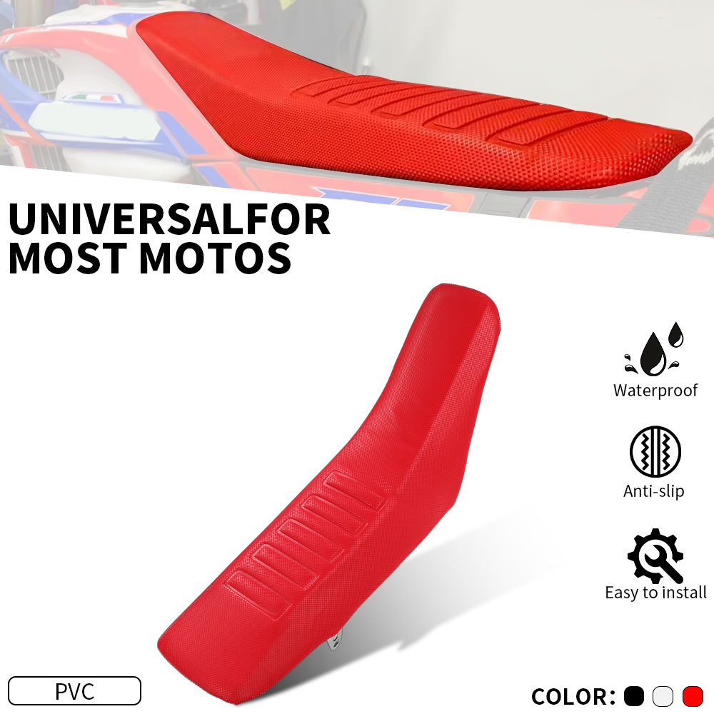 Sarung Jok Universal, Sarung Bantalan Jok PVC Tahan Air, Aksesoris Motor Untuk Honda Yamaha KTM CRF 