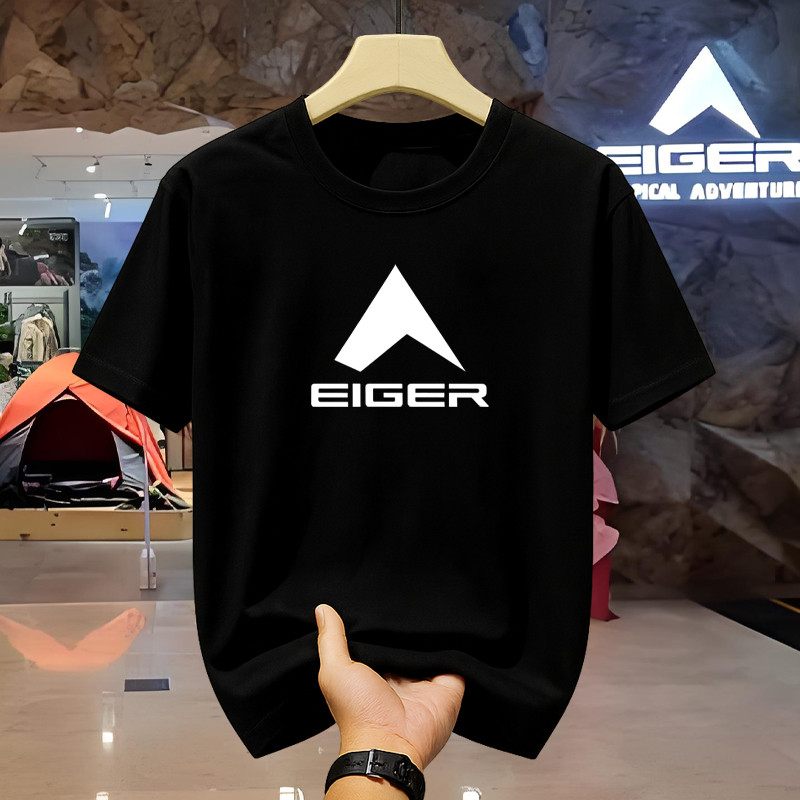 Kaos Pria EIGER Tema Outdoor Aktif | T-shirt Nyaman untuk Hiking, Jalan Santai & Daily Outfit