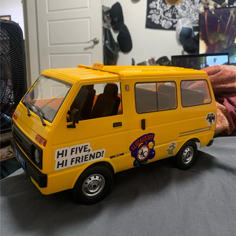 WPL D42 RC Car 1/10 2.4G Simulation Drift Truck Van LED Remote Control Off-Road CAR D12 C24 For Boys