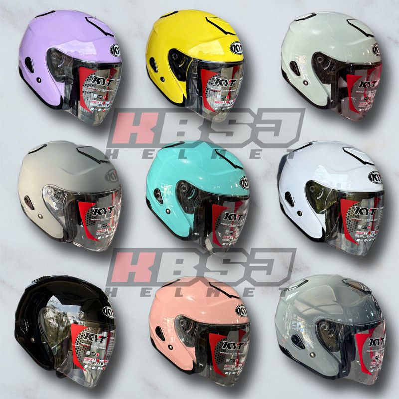 Helm Kyt Kyoto Putih Sukro Full Face Terlaris