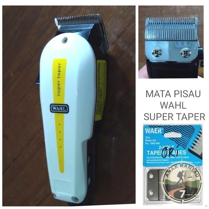 Mata Pisau Clipper Wahl Original USA - Sparepart Blade Super Taper - Mata Pisau Mesin Cukur Rambut O