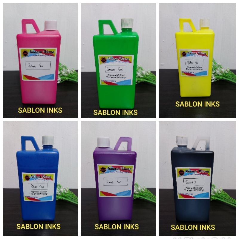 Biang Pigment Pewarna Sablon 1kg Warna Terang