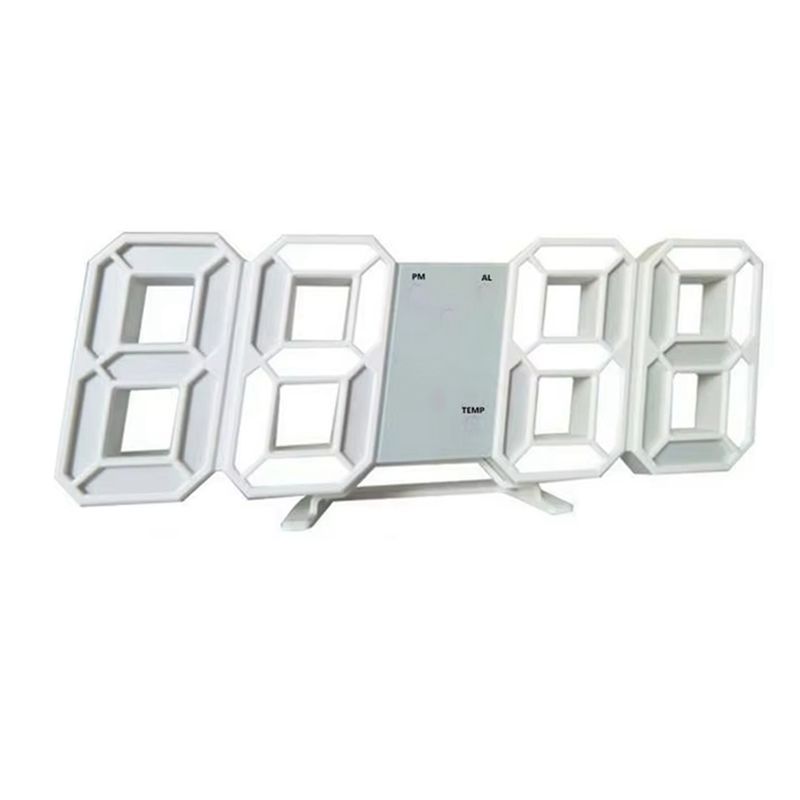 KB-Desk Wat gital Wall Clock Electronic Clock Indoor Bedroom Decor Decoration Living Room Desk Clock