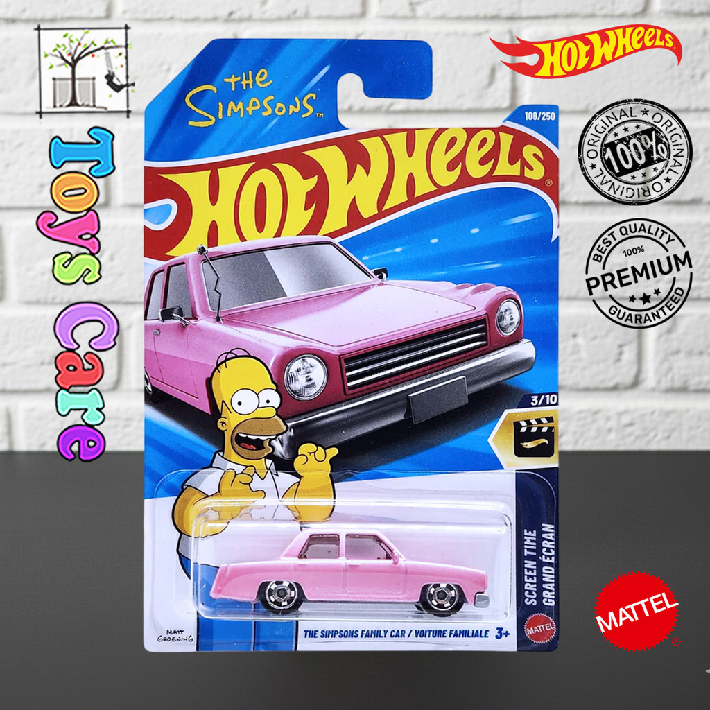Hot Wheels The Simpsons Family Car Pink 2026 Classic Car