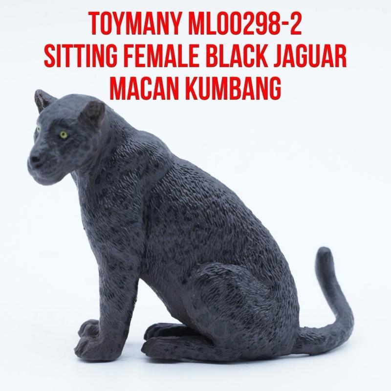 ToyMany ML00298-2 | Black Female Jaguar Macan Kumbang Leopard Hitam Black Panther Panthera Pardus | 
