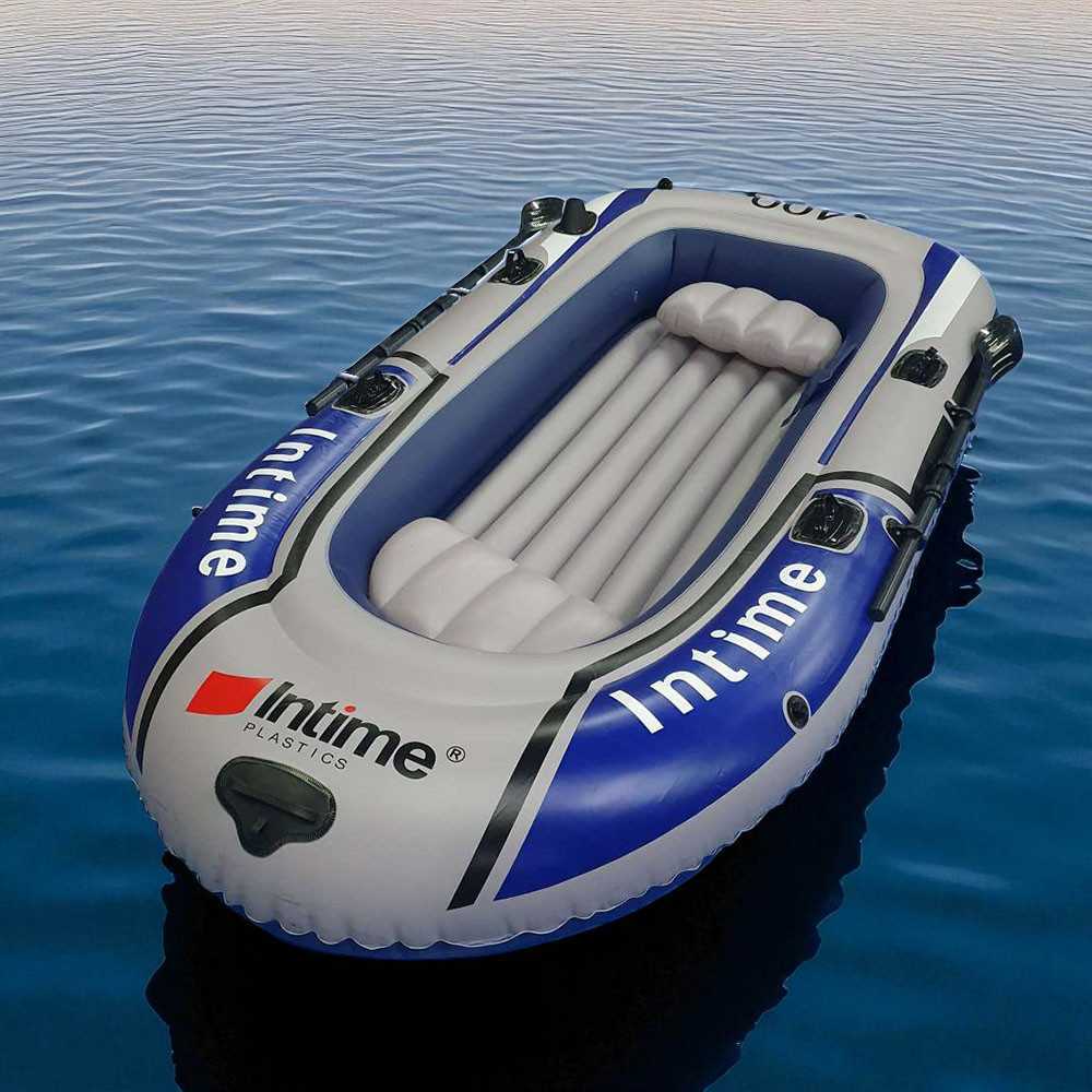 Perahu Karet Perahu Darurat Banjir 4 Orang 295kg /Perahu Mancing Inflatable Fishing Boat Sungai Dana