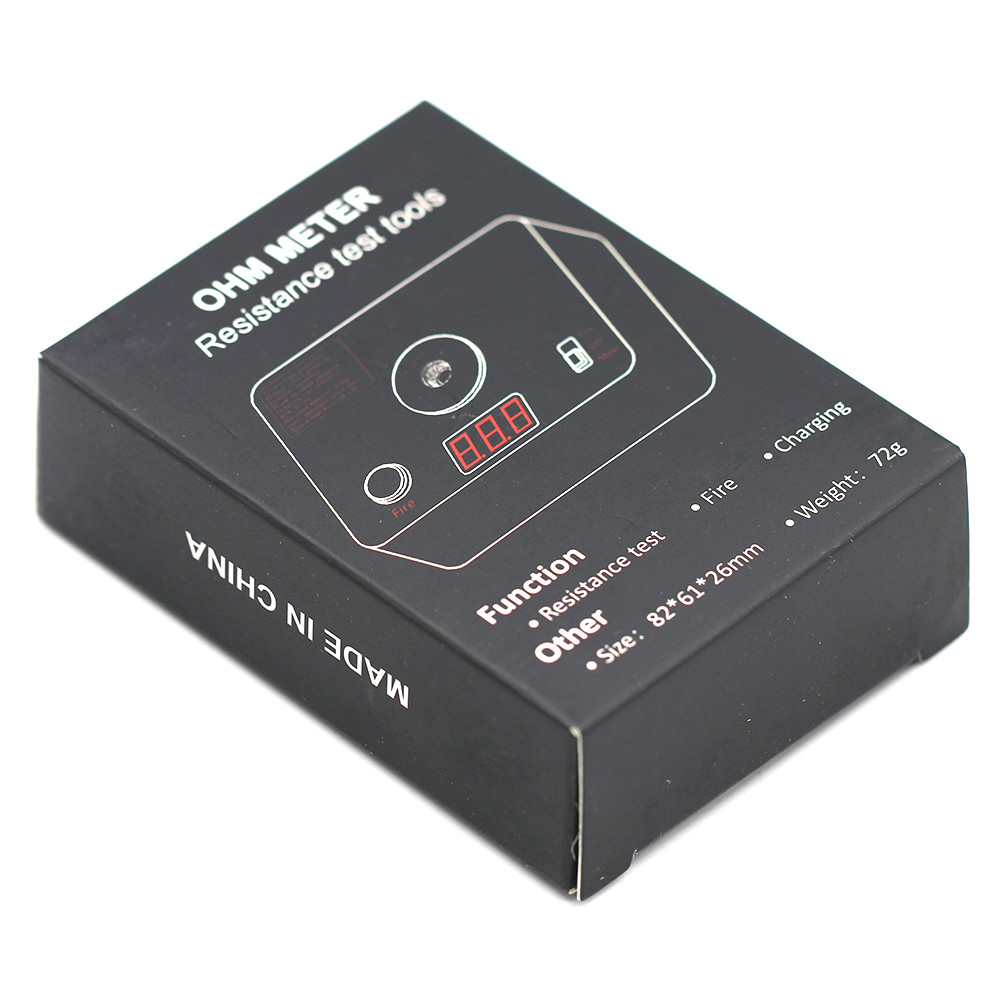 Coil Burning Ohm Tab 18650 Measure Resistance Builng Platform Resistance Meter