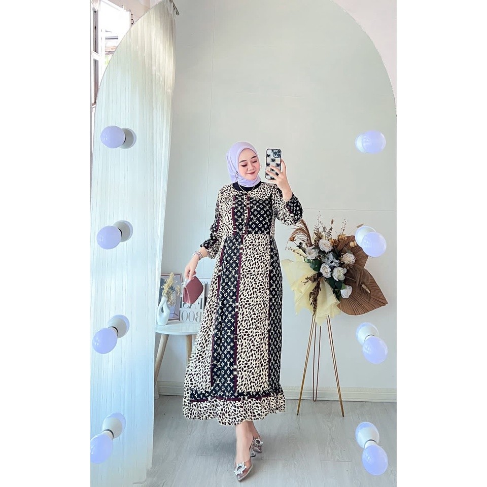 gamis gamis terbaru midi dress gamis remaja gamis busui long dress gamis leopard baju gamis wanita t