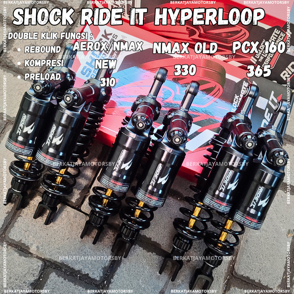 SHOCKBREAKER RIDE IT HYPERLOOP SERIES NMAX NEW NMAX OLD AEROX PCX 160 NEW PCX 150 310MM 330MM 350MM 