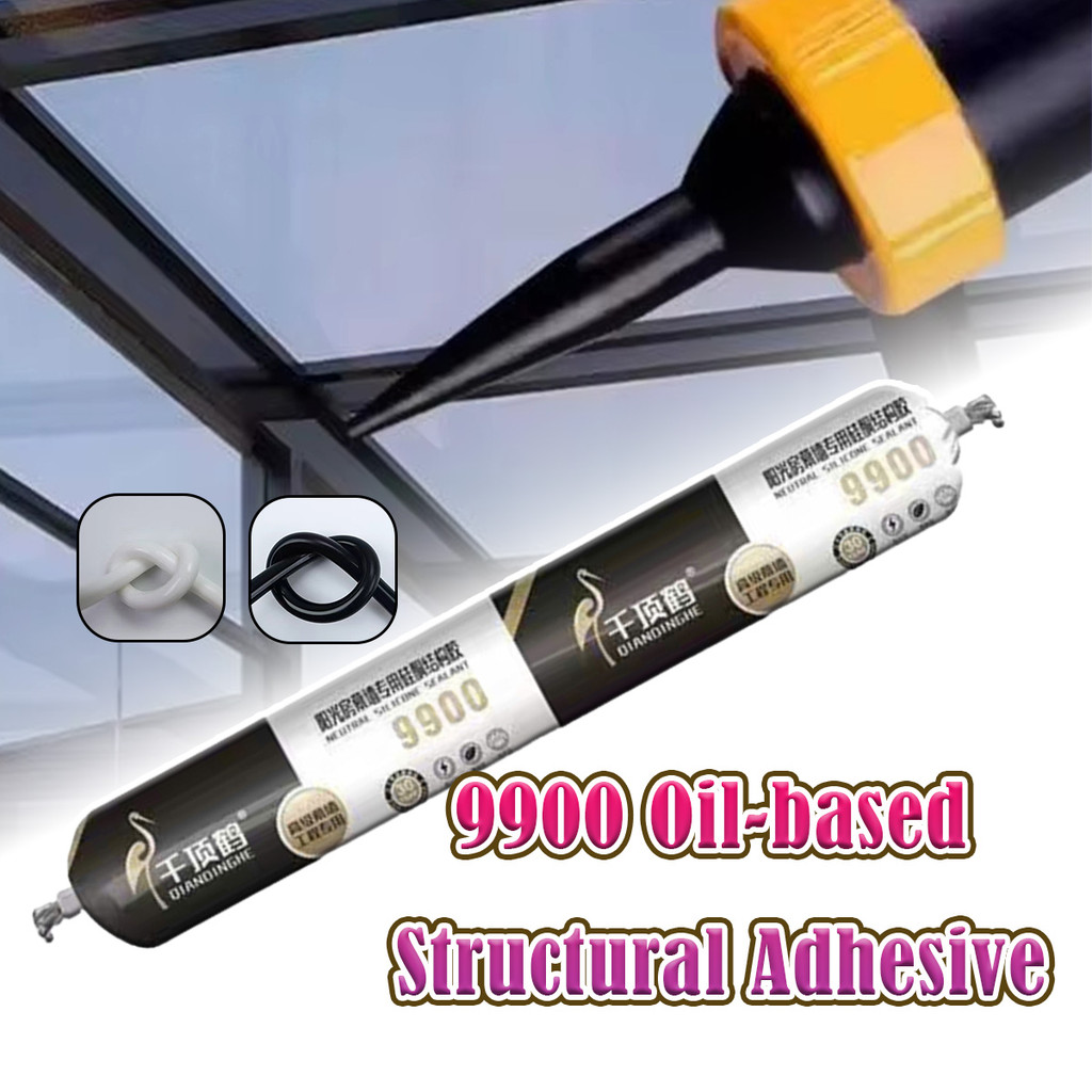 lem sealant silicone kaca netral Sealant silikon perekat struktural lem kaca sosis + Lem tembak kaca