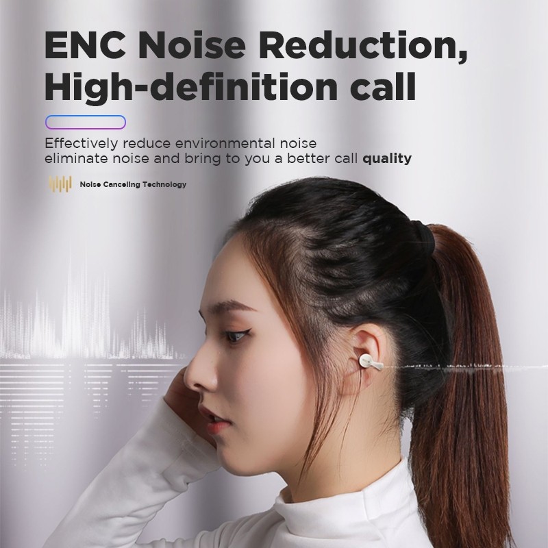 KINGLUCKY i20 TWS Open Ear Clip Bluetooth Bone Conduction Waterproof  TWS Jepit Earphone Headset Ant