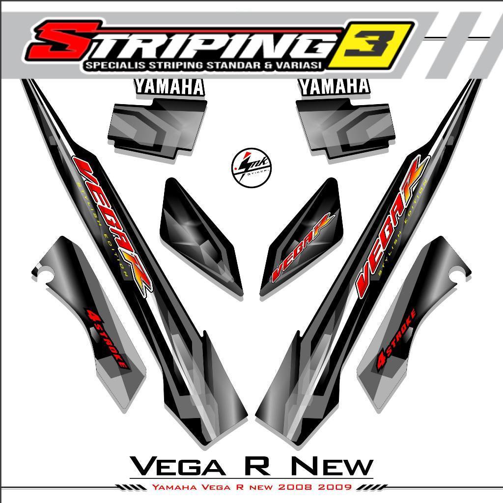 Striping Vega R New Stiker Vega R New 2008 2009 Sticker Vega Stiker Vega R New Stiker