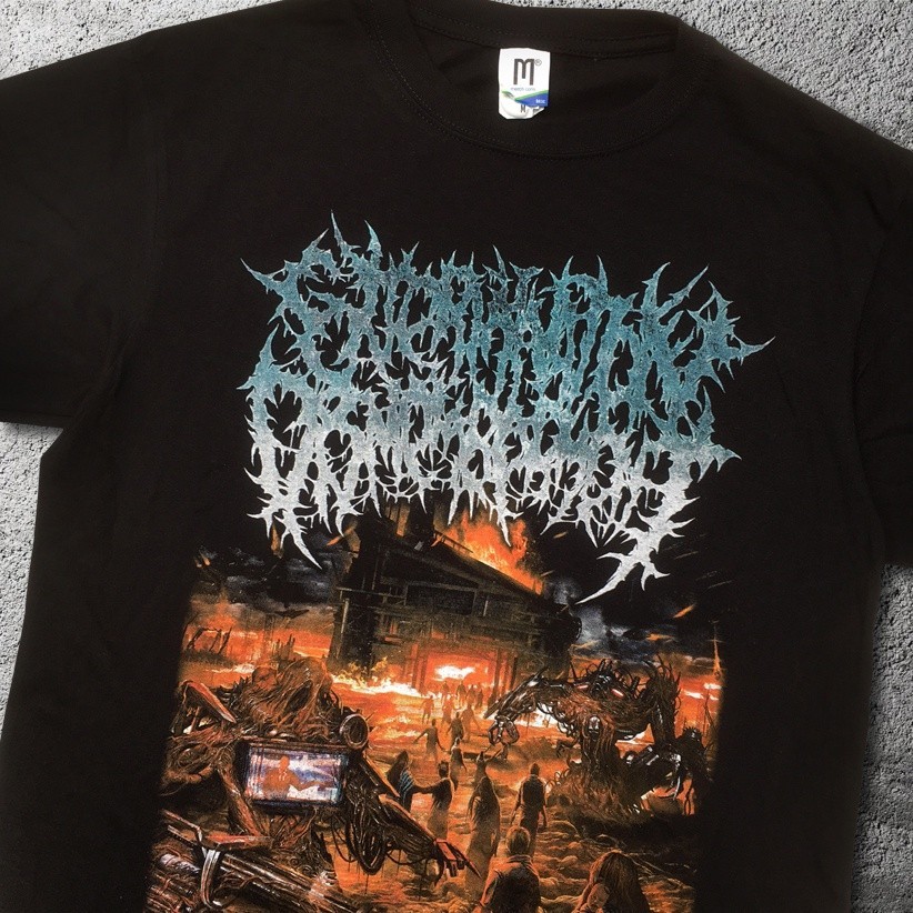 KAOS EXTERMINATION DISMEMBERMENT - PROTONEMESIS T-shirt Pria