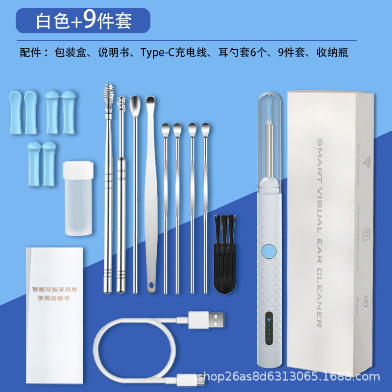 Ready korek HD kuping kamera LED smart Pembersih Telinga kamera kuping led korek kuping bayi alat pe