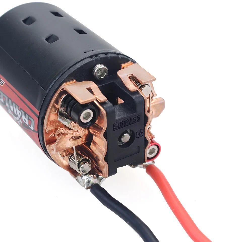 Surpass Hobby Waterproof 5-Slot 550 10T 12T 16T 20T Brushed Motor w/80A ESC + Programe Card for 1/10