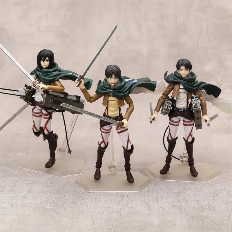 figma mikasa eren lebih attack on titan action figure