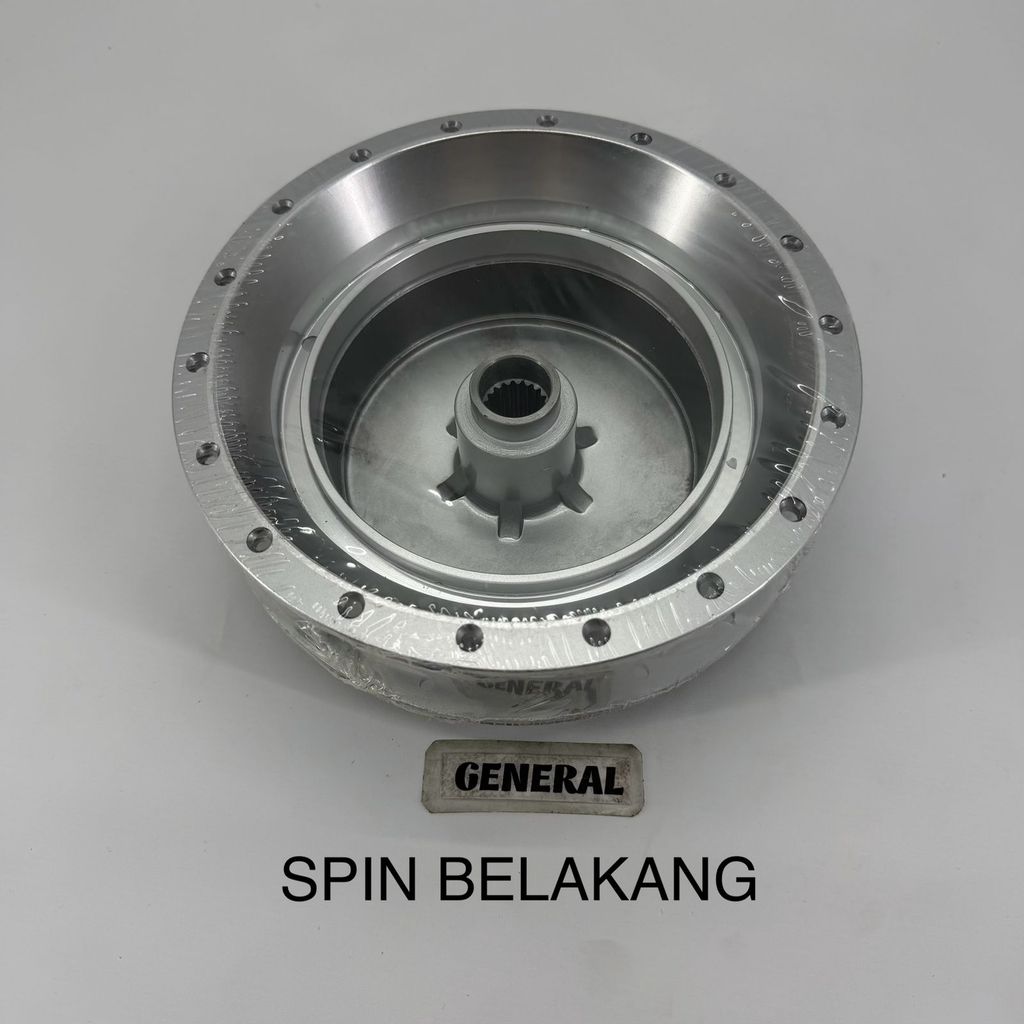 TROMOL BELAKANG SPIN 125 NEW SILVER THALLAND PLUS BOSH BEARING RODA