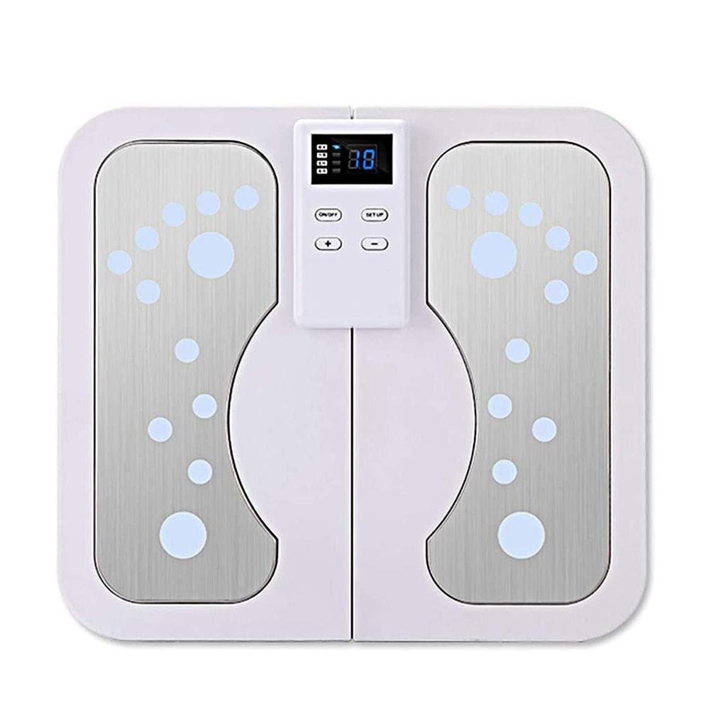 Electric Foot Massager Mat Electric Foot Massaging Pad Intelligent Current Vibration Heating Electro