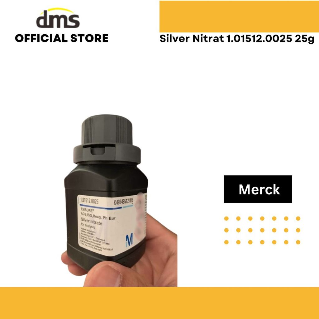 Merck Perak Nitrat / Silver Nitrat 25gr (AgNO3) 1.01512.0025