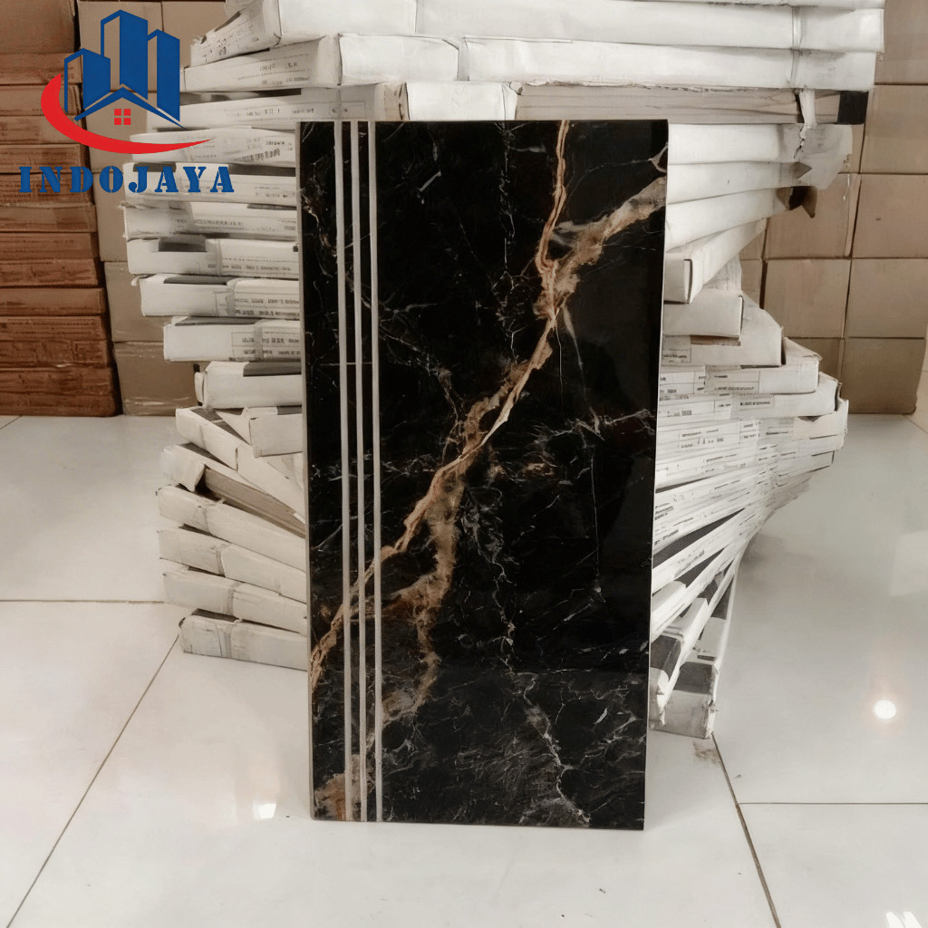 Granite Tile Tangga Marmer Black Gold 30x80 30x120 Stepnosing Plint Keramik Granit Custom Size Baru