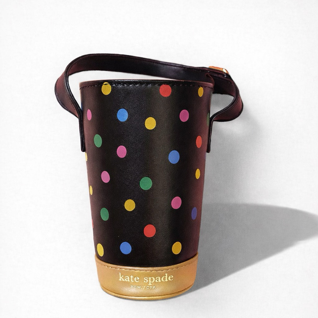 Starbucks x Kate Spade Cup Holder Bag | Tumbler Sling Bag Polkadot | Crossbody Mini