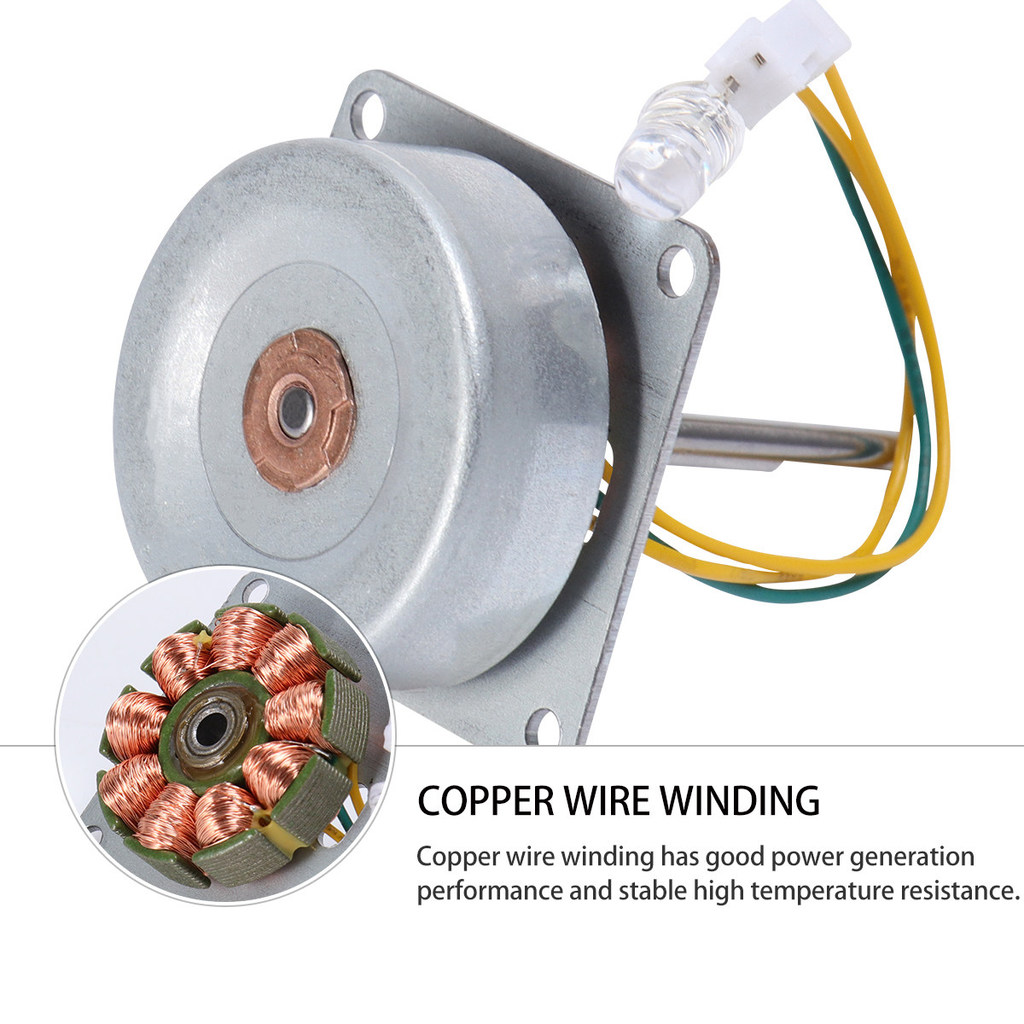 Miniature Ac Three Phase Generator Brushless Motor for Y Educational Projects 12V 6W LED Compatible 