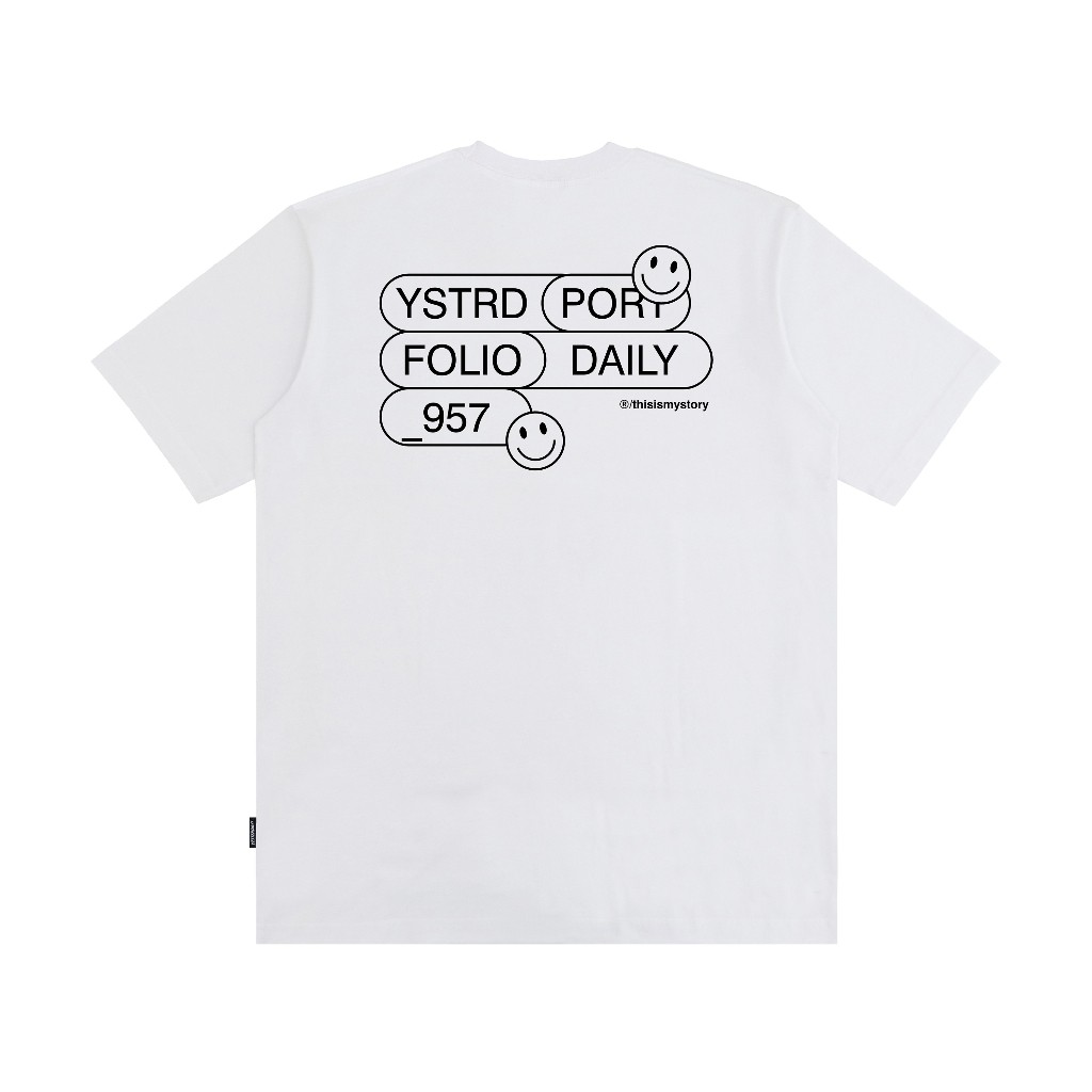 Yesterday – Baju Kaos Distro Pria Original T-Shirt Pria Cowok Keren Putih Port Original