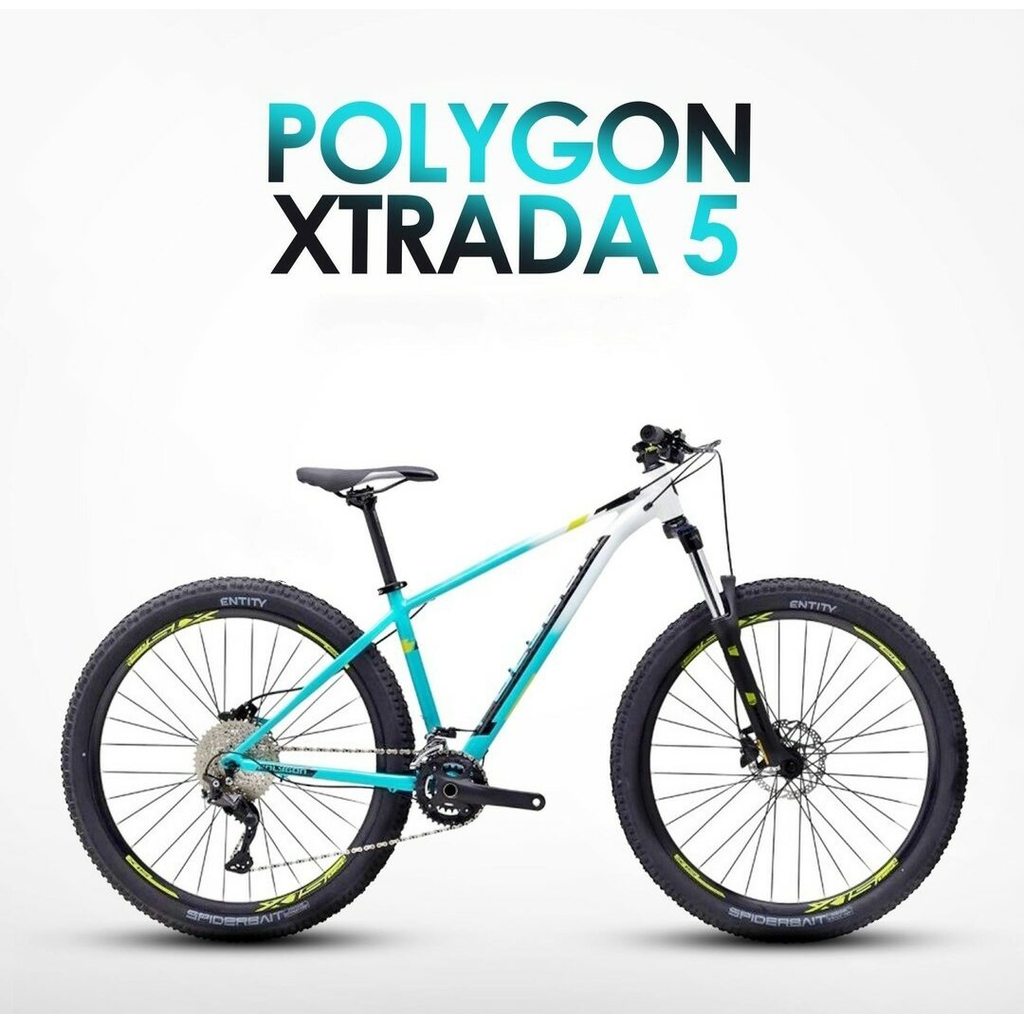 SEPEDA GUNUNG LAKI-LAKI DEWASA MTB POLYGON XTRADA 5. UNIT BARU. NEW. READY STOCK. ORIGINAL 100% BERK